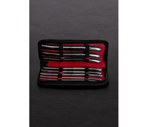 Shots Hegar Double Ended Dilator Set 8 Pieces in Leather Case