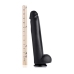 The Master - Dildo with Suction Cup - Black