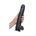 The Master - Dildo with Suction Cup - Black