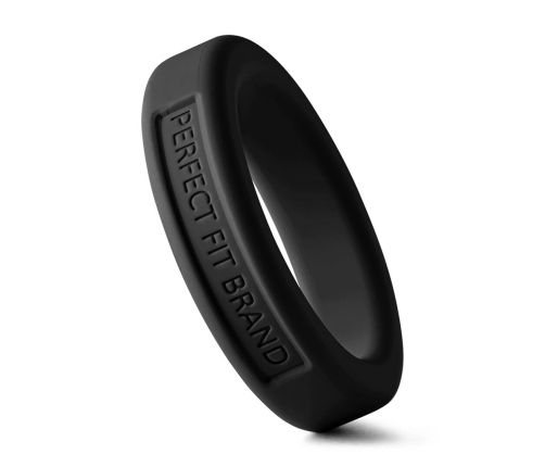 Perfect Fit Hefty Ring Classic Silicone Comfort 3.6 cm Black