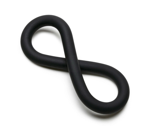 Perfect Fit Hefty Wrap Silicone Adjustable Ring 22.9 cm Black