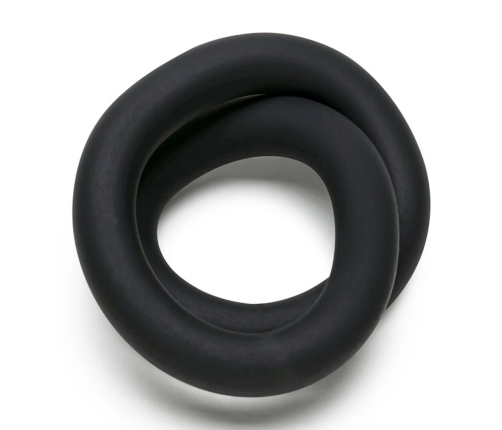 Perfect Fit Hefty Wrap Silicone Adjustable Ring 22.9 cm Black