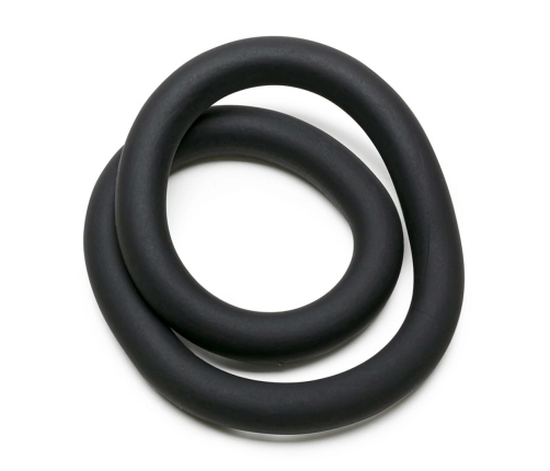 Perfect Fit Hefty Wrap Silicone Adjustable Ring 30.5 cm Black
