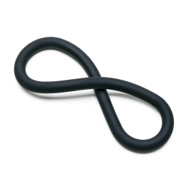 Perfect Fit Hefty Wrap Silicone Adjustable Ring 30.5 cm Black