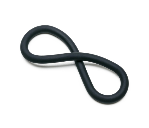Perfect Fit Hefty Wrap Silicone Adjustable Ring 30.5 cm Black