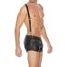 Split Leather Suspenders for Men
