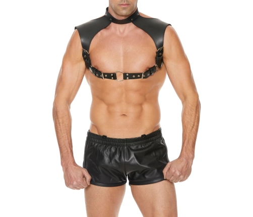 Men Harness with Neck Collar