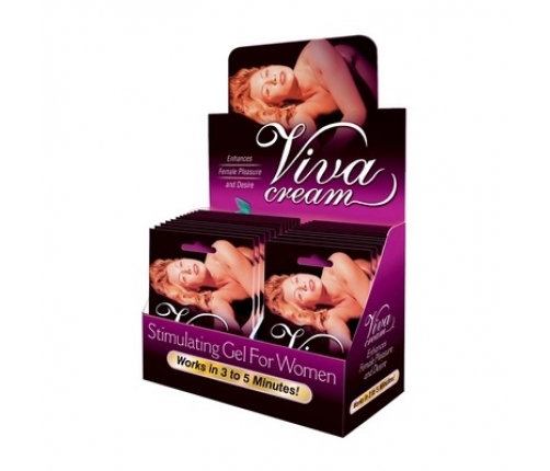 Viva Cream Intimate Sensation Gel 24 Sachets for Women by Viva Cream