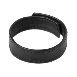 Strict Leather Adjustable Velcro Leather Ring Black Strict Leather Adjustable Velcro Leather Ring Black