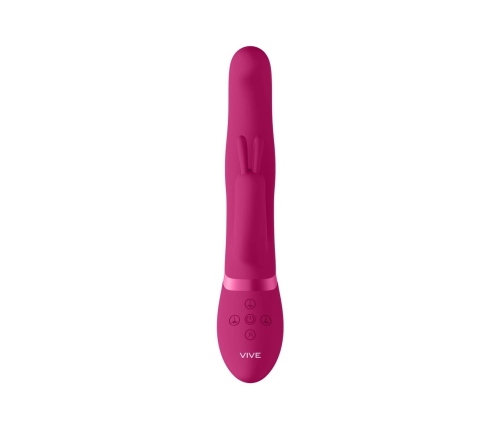 Izara - Rotating Beads Rabbit Vibrator - Pink