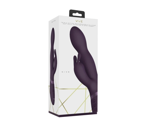 Niva - Rotating Rabbit Vibrator - Purple
