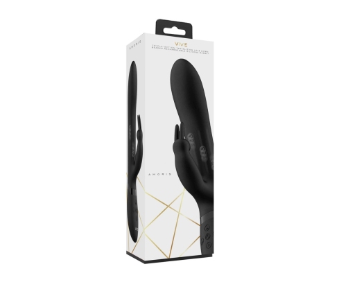 Amoris - Stimulating Beads Rabbit - Black