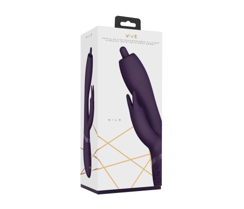 Nilo - Pinpoint Rotating G-spot Rabbit - Purple