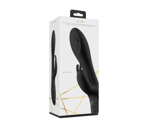 Mira - Spinning G-spot Rabbit - Black