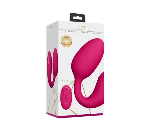 Aika - Pulse Wave  Vibrating Love Egg - Pink