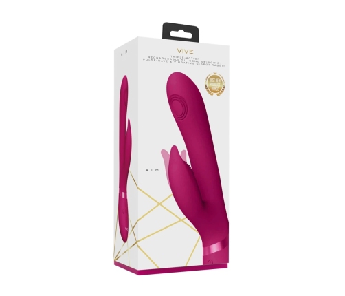 Aimi - Pulse Wave  Vibrating G-Spot Rabbit - Pink