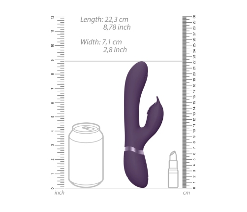 Aimi - Pulse Wave  Vibrating G-Spot Rabbit - Purple