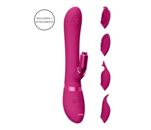 Etsu - Pulse Wave G-Spot Rabbit  Clitoral Stimulator - Pink