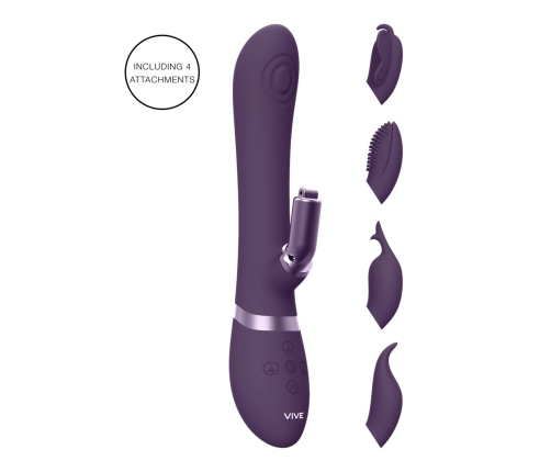 Etsu - Pulse Wave G-Spot Rabbit  Clitoral Stimulator - Purple