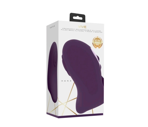 Hana - Pulse Wave Finger Vibrator - Purple
