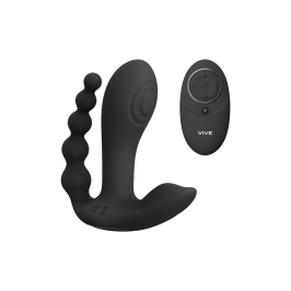 Kata - Pulse Wave  Vibrating Double Penetration Vibrator - Black