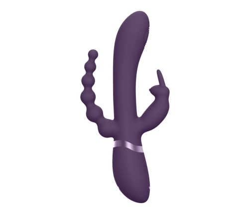 Rini - Pulse Wave  Vibrating Double Penetration Rabbit - Purple