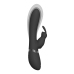 Taka - Inflatable and Vibrating Rabbit Vibrator - Black