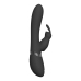 Taka - Inflatable and Vibrating Rabbit Vibrator - Black
