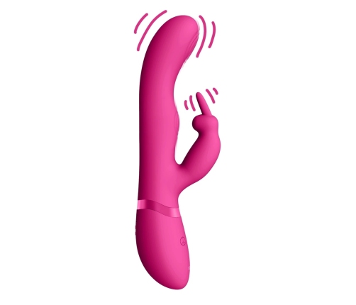 May - Dual Pulse-Wave  Vibrating C-spot  G-Spot Rabbit - Pink
