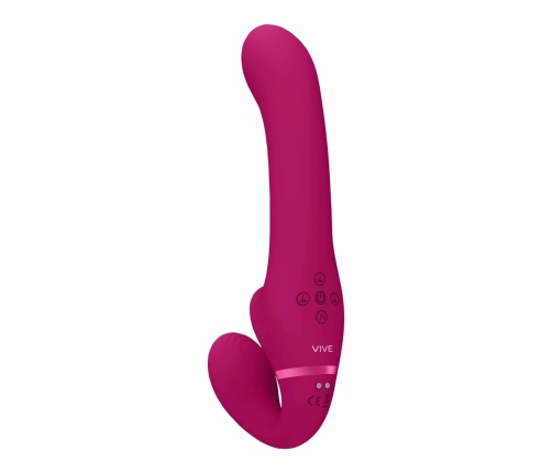 Ai - Dual Vibrating  Air Wave Tickler Strapless Strapon