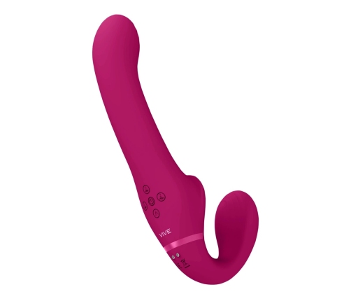 Ai - Dual Vibrating  Air Wave Tickler Strapless Strapon