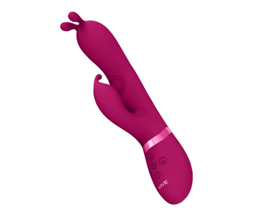 Gada - Vibrating Bunny Ear G-Spot Rabbit with Pulse Wave Shaft
