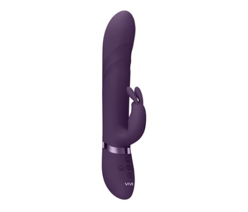 Nari - Vibrating and Rotating Beads, G-Spot Rabbit - Purple
