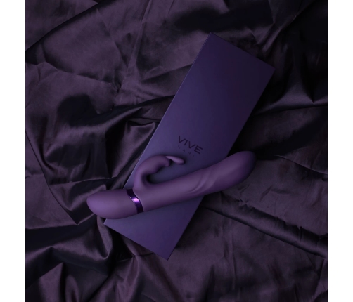 Nari - Vibrating and Rotating Beads, G-Spot Rabbit - Purple