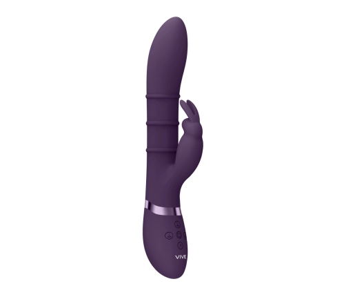 Sora - Up  Down Stimulating Rings, Vibrating G-Spot Rabbit - Purple