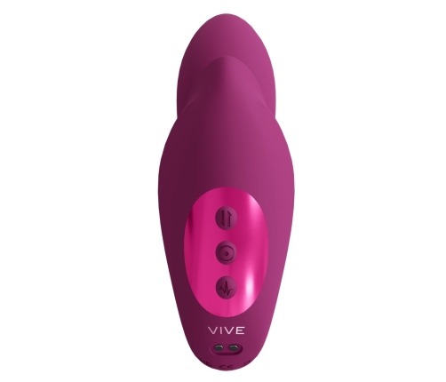 Yuki - Dual Motor G-Spot Vibrator with Massaging Beads - Pink