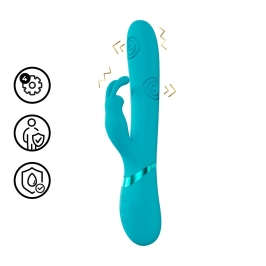 VIVE Mimi Multi-Action G-Spot Intimate Machine, Blue, Medical Silicone
