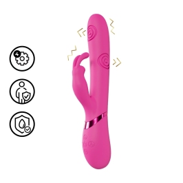 VIVE Mimi Vibrating & Tapping Intimate Device Pink, Triple Motor, USB