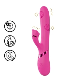VIVE Fiore G-Spot Air Wave Multi-Function Clitoral Stimulator Pink