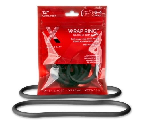Silicone Slim Wrap Ring - Cockring / Ball Strap - 12 / 30 cm