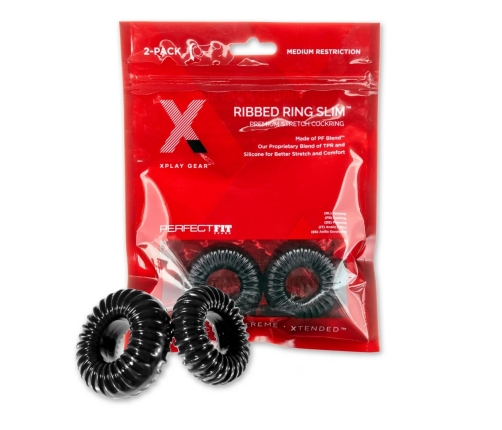 Silicone Slim Wrap Ring - Cockring / Ball Strap - 18 / 45 cm