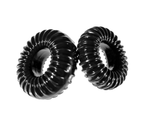 PF Blend Premium Stretch Ribbed Ring Slim - Cockring Set