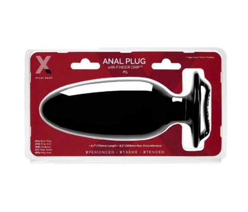 Perfect Fit Finger Grip Plug #3L - Large Intimate Plug with Ergonomic Grip