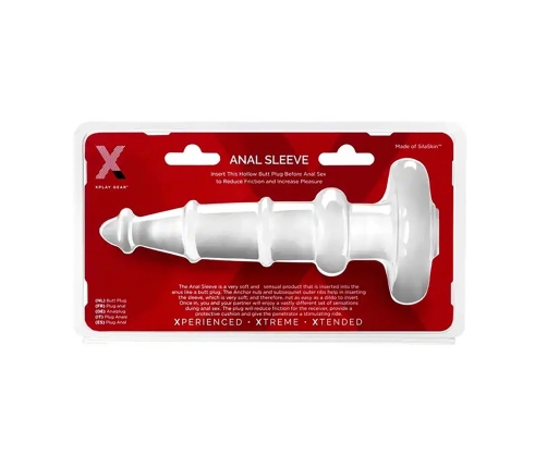 Anal Sleeve Plug - Penis Sleeve and Butt Plug - 7 / 18 cm