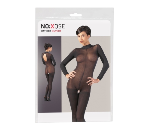 Catsuit with Lace Collar S/M