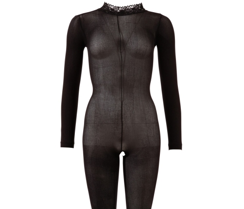 Catsuit with Lace Collar S/M
